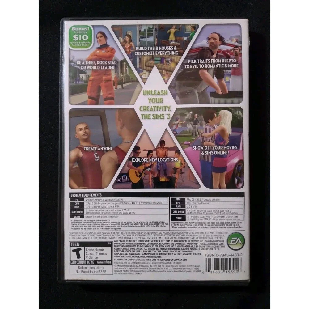 Sims 3 (Windows/Mac: Mac and Windows, 2009) (PC)